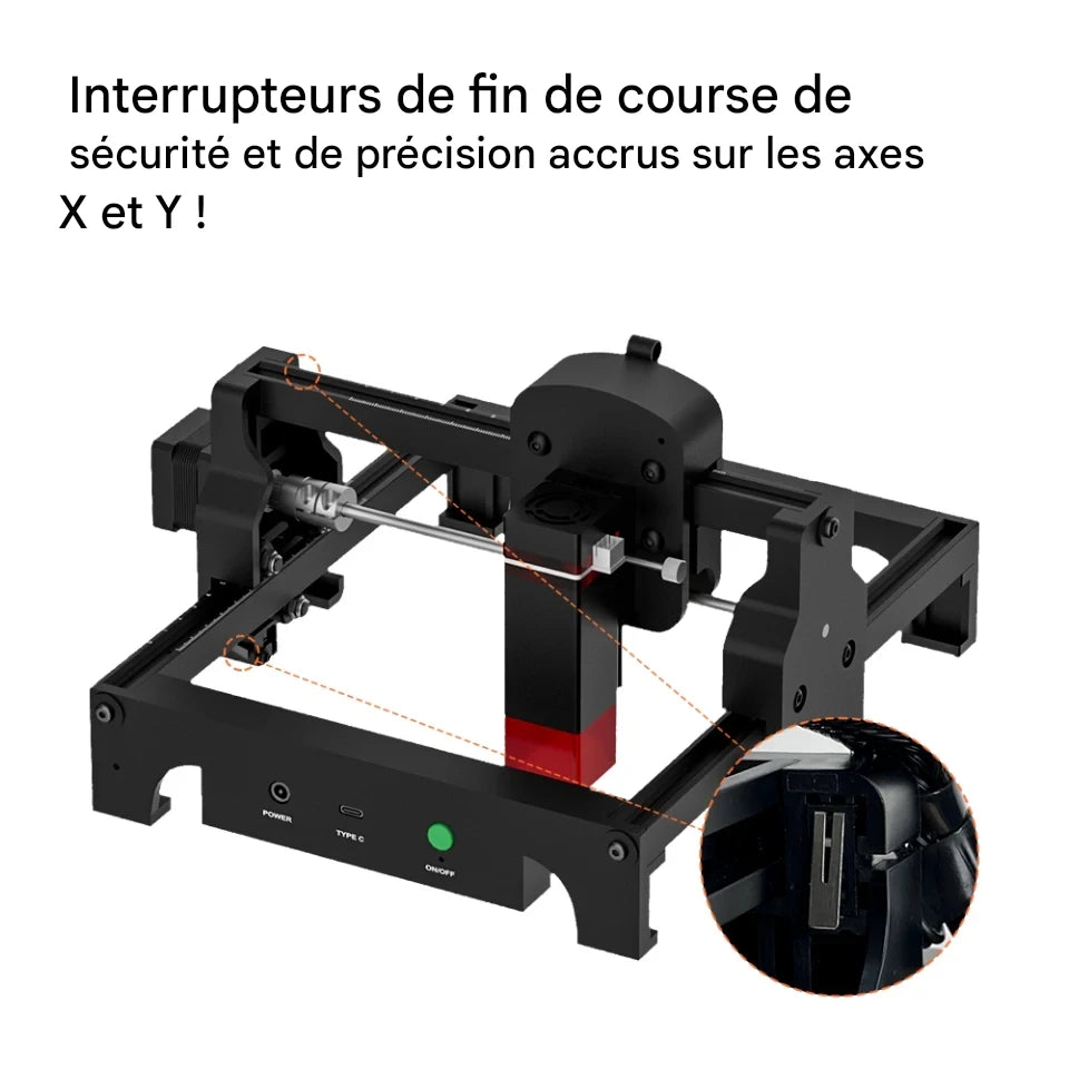 Graveur Laser ACMER S1 – Portable 2,5W / 3,5W