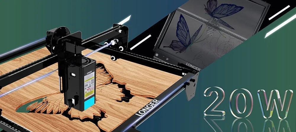 Laser graveur Longer RAY5 20W – Puissance, précision et polyvalence professionnelle