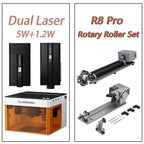 Graveur laser -Atomstack P1 Mini Portable 5W Bluetooth pour Bricolage et Personnalisation
