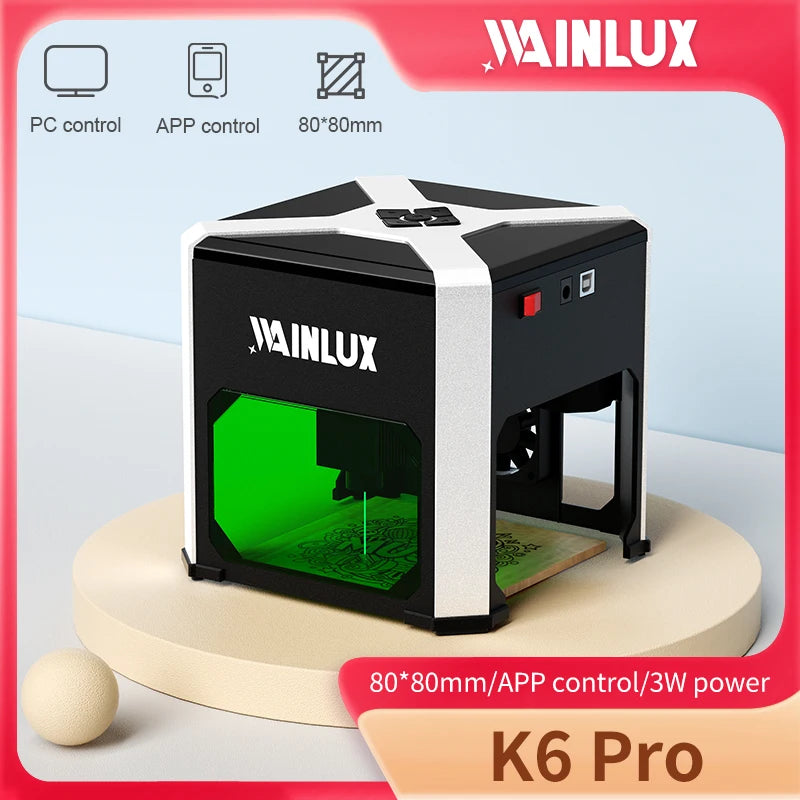 Graveur Laser Mini Wainlux K6 3000mW
