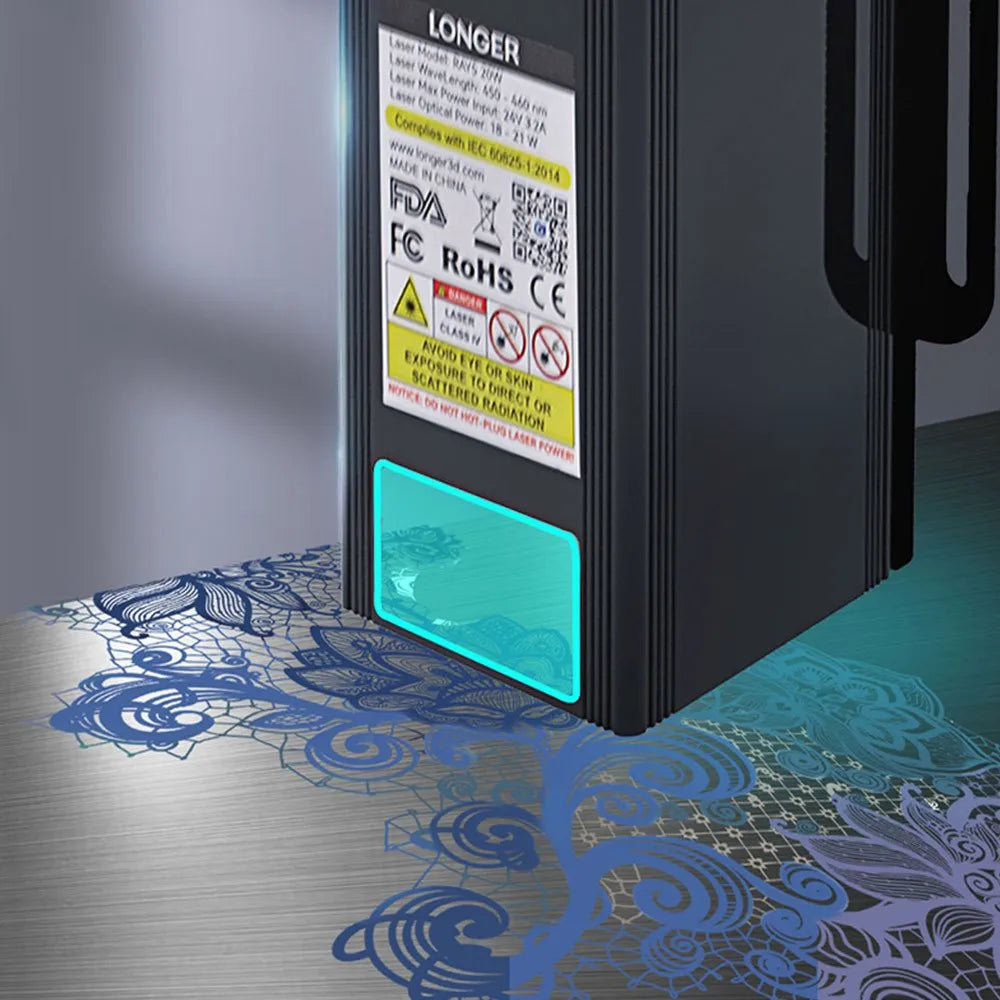 Laser graveur Longer RAY5 20W – Puissance, précision et polyvalence professionnelle