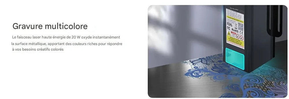 Laser graveur Longer RAY5 20W – Puissance, précision et polyvalence professionnelle