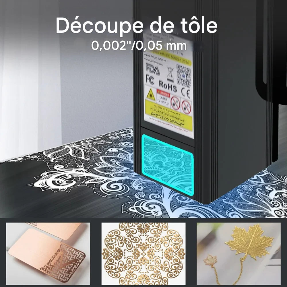Laser graveur Longer RAY5 20W – Puissance, précision et polyvalence professionnelle