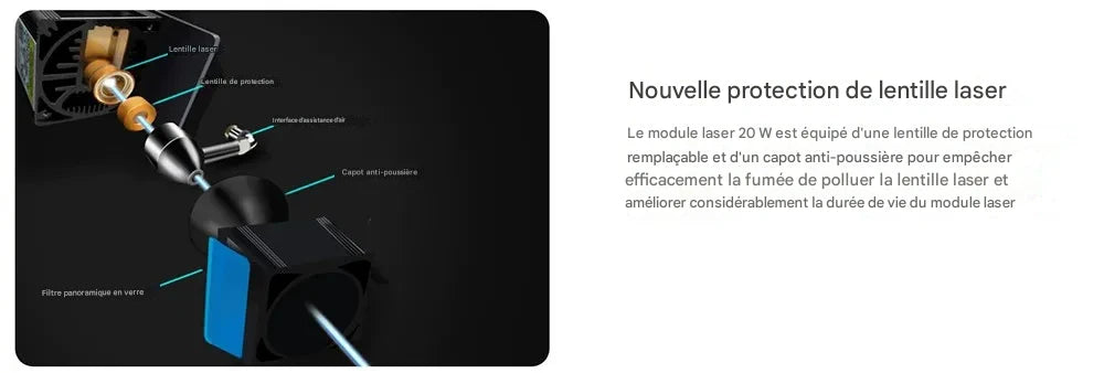 Laser graveur Longer RAY5 20W – Puissance, précision et polyvalence professionnelle