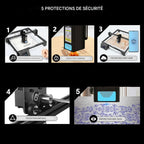 Laser graveur Longer RAY5 20W – Puissance, précision et polyvalence professionnelle