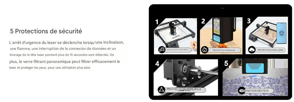 Laser graveur Longer RAY5 20W – Puissance, précision et polyvalence professionnelle