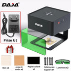 Graveur Laser bois - DAJA DJ6, Portable Bluetooth 3W pour Bois, Cuir, Papier, Plastique et Métal Peint