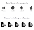 Graveur Laser bois - DAJA DJ6, Portable Bluetooth 3W pour Bois, Cuir, Papier, Plastique et Métal Peint